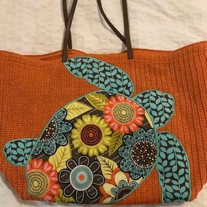 Vera Bradley Turtle Beach Bag Tote